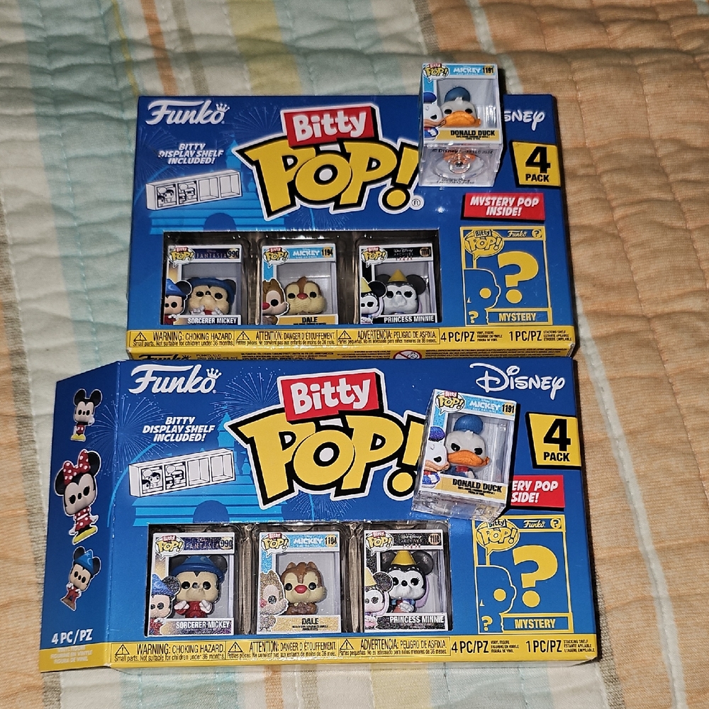 Funko Bitty Pop Disney 4-Pack Plus Extra